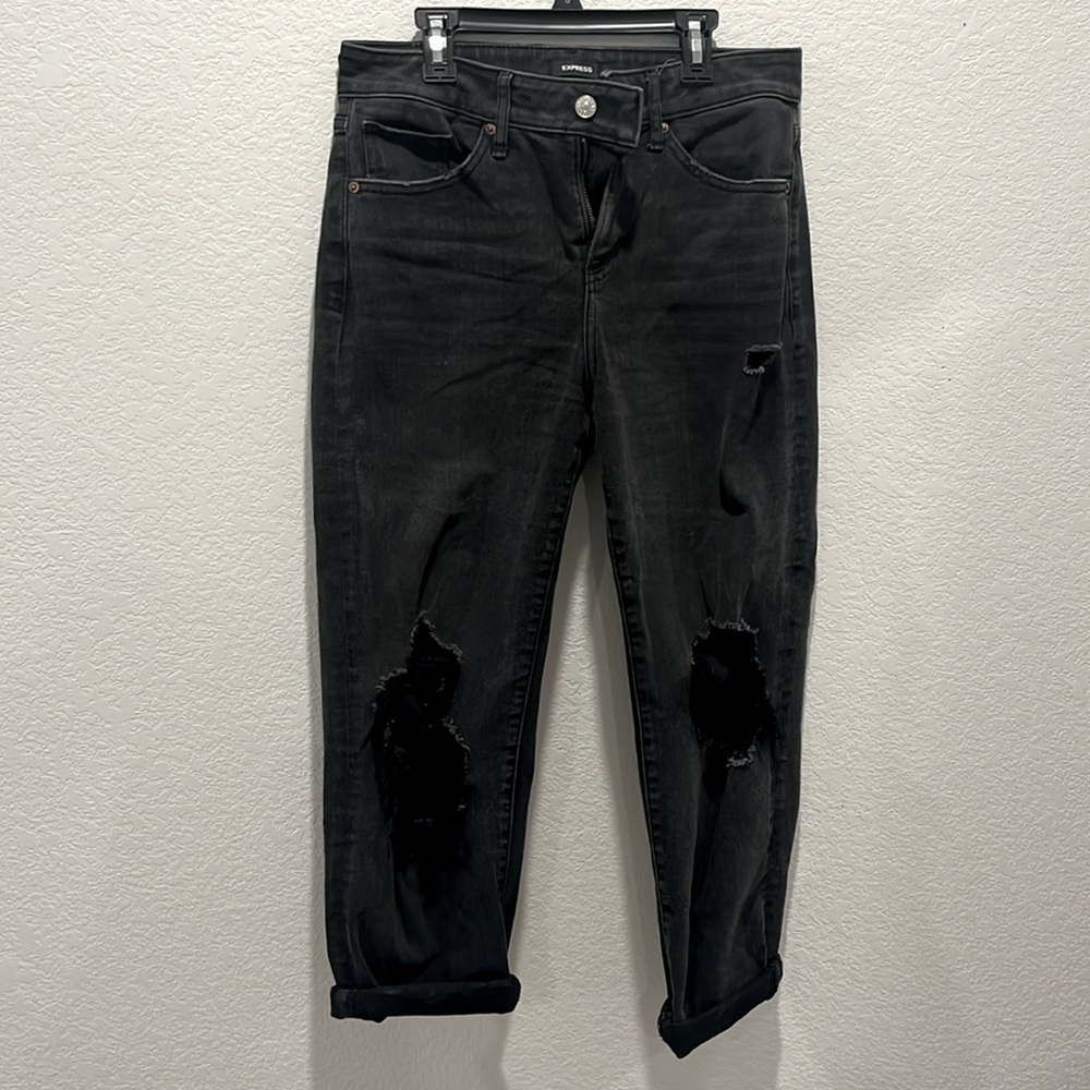 Express Boyfriend Mid-ride Jeans